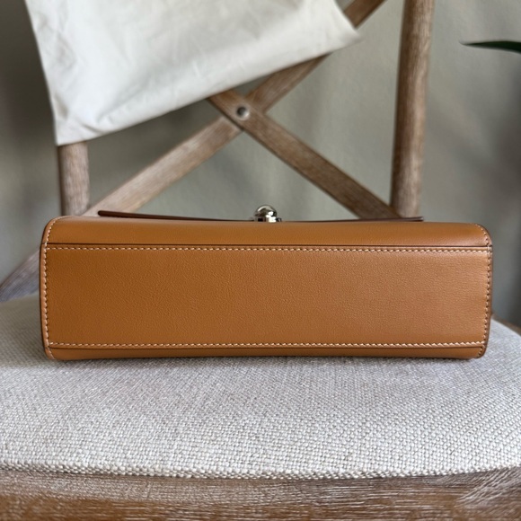 Savette symmetry pochette in saddle leather - Picture 8 of 11